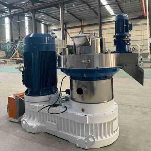 厂家直销生物颗质燃设料粒机50160型型秸秆煤炭压块成全套备木屑