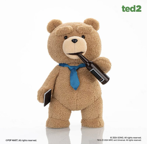 POPMART泡泡玛特 共鸣 ted2泰迪熊可动毛绒玩偶潮流周边娃娃礼物