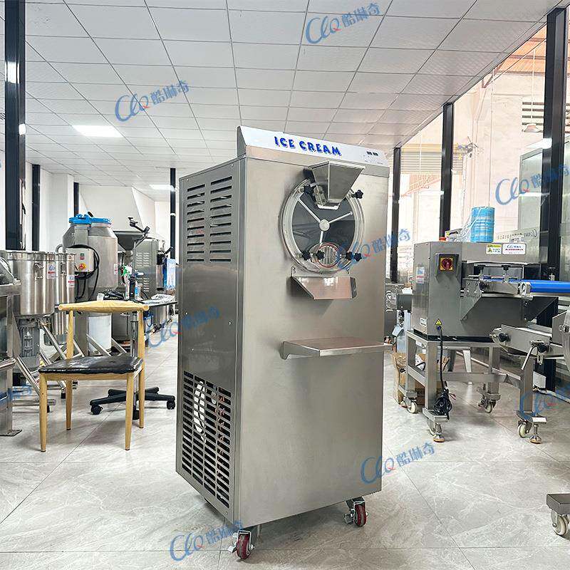 硬式冰淇淋制作机器厂家，纯手工制作不锈钢打造硬式冰淇淋机器
