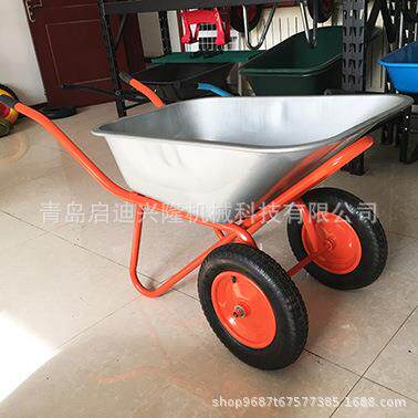 厂家工厂源头WB6418S发货W640手推车建筑加轮厚载重独1车公园工B