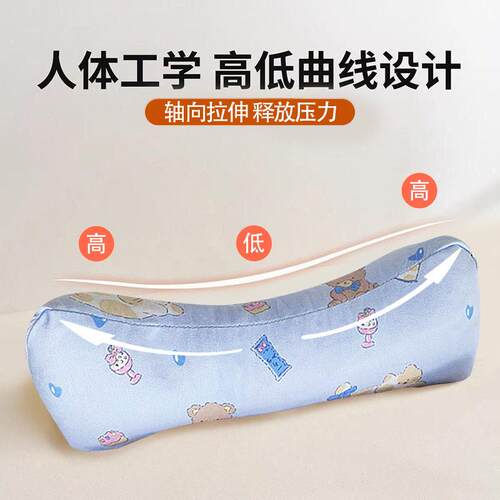 颈椎荞麦三角连体枕头护颈椎助睡眠荞麦壳枕头