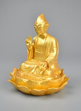 我奥慈悲佛像 车载机箱鱼缸造景摆件 迪迦佛创意生日礼物手办模型