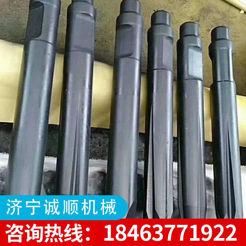 挖土机破碎锤钎杆45/53/68/75/100/135-210高耐磨炮头杆炮头钢钎