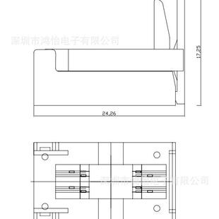 老化SZLT测试座OP54开尔文镀光耦高温老化座烧录夹具间金距2.4MM