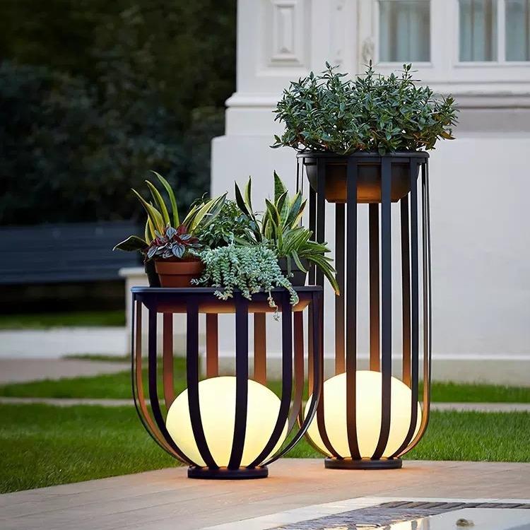 太阳能户外灯防水草坪灯别墅庭院灯室外花架灯露台花园茶几景观灯