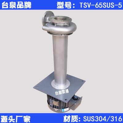 厂家5HP不锈钢循环立式液下泵TSV-SUS65-520165B泵头DN65