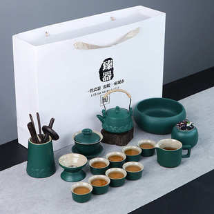 礼盒黑陶功夫轻现代功夫送礼商务礼品茶具 奢茶具泡茶家用套装