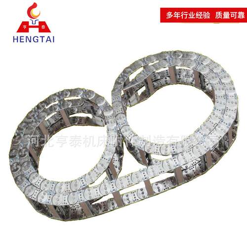 钢铝拖链全封闭工程拖链 数控机床钢制拖链 tl型机床钢制钢铝拖链
