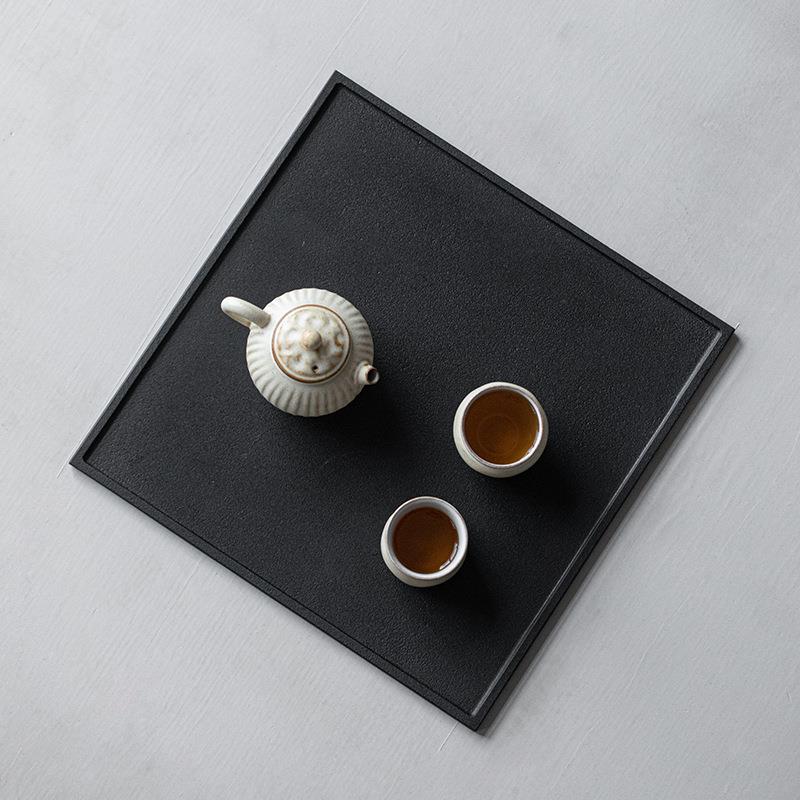 天然乌金石茶盘小型干泡台壶承茶承托盘小茶台轻奢现代简约 已售