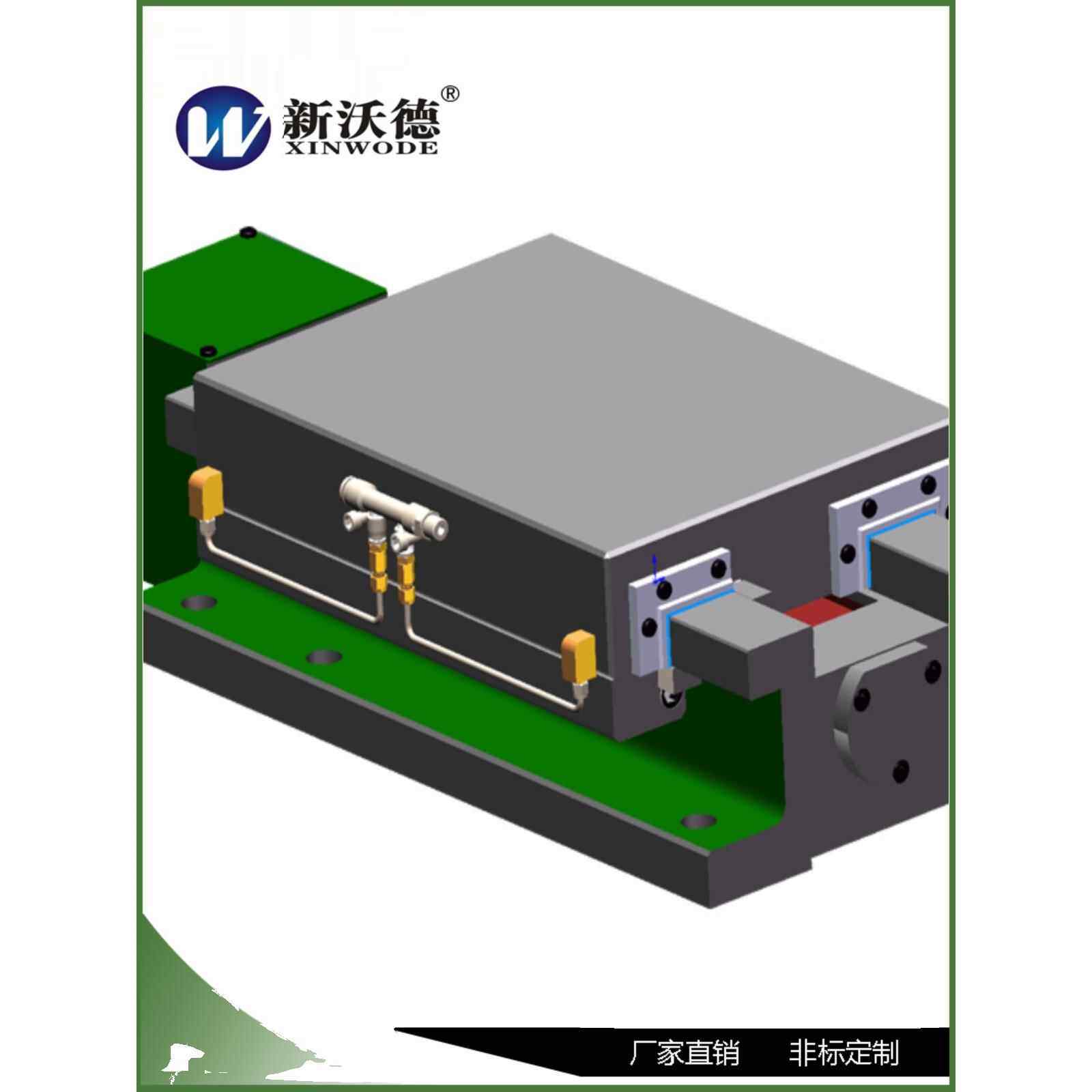 新沃德数控滑台 硬轨立柱滑台 高精度研磨滚珠丝杆铸铁重型滑台