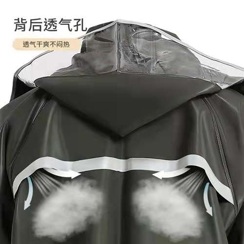实力工厂双层加厚针织布雨衣雨裤套装男女式成人环卫外卖分体雨衣