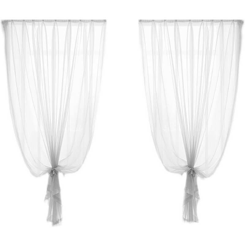 奶油毛绒纱帘半透光柔和氛围感小仙女窗纱客厅阳台卧室飘窗成品帘