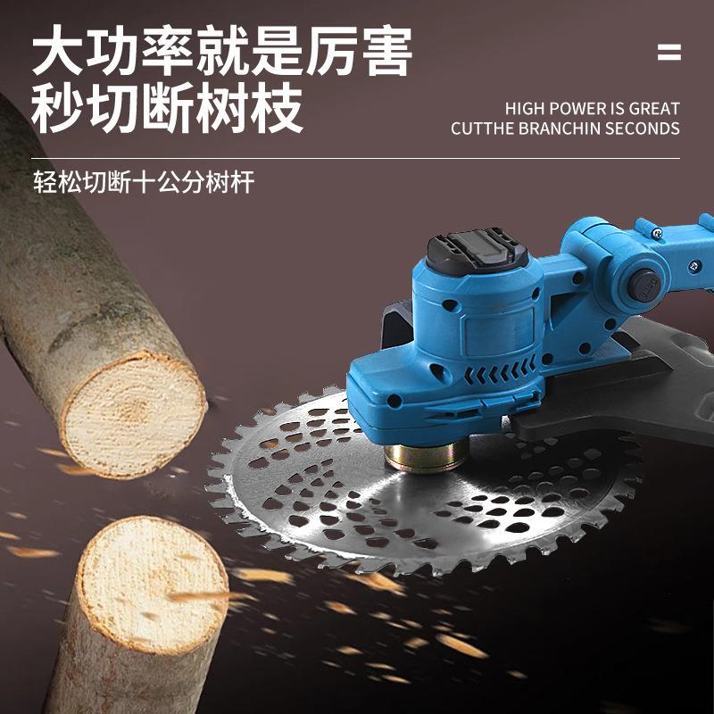 新款无刷IYK功率锂割草电机手持充电大式多打草机家用小型功能除