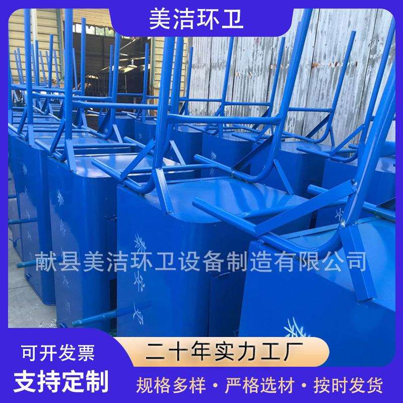 加工垃圾清运车环卫手推车两轮手推式垃圾物业自卸式人力保洁车