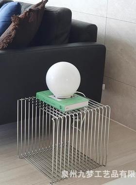 金属边几线条置物架床柜收书落地壁挂沙纳发边柜小桌UDD子头小茶