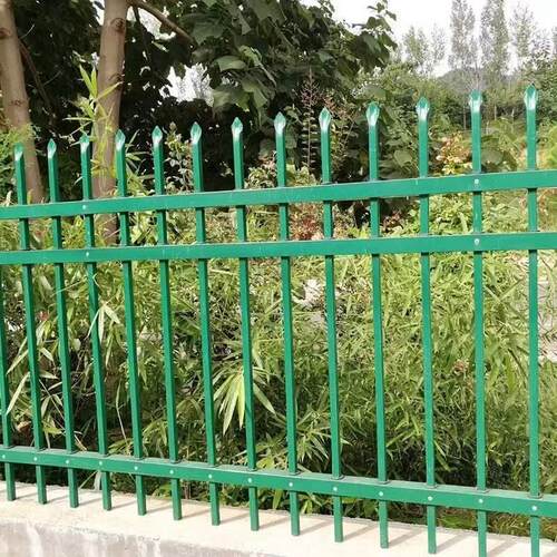 锌钢围墙护栏别墅庭院栅栏小区防爬隔离栏杆工厂学校铁艺围栏户外