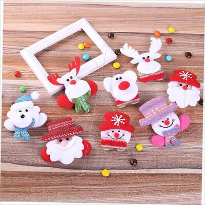 Christmas led with light creative elderly light brooch灯