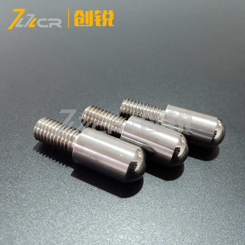 碳化钨圆头棒钉 硬质合金焊接螺纹棒销 砂磨机耐磨配件圆柱合金棒