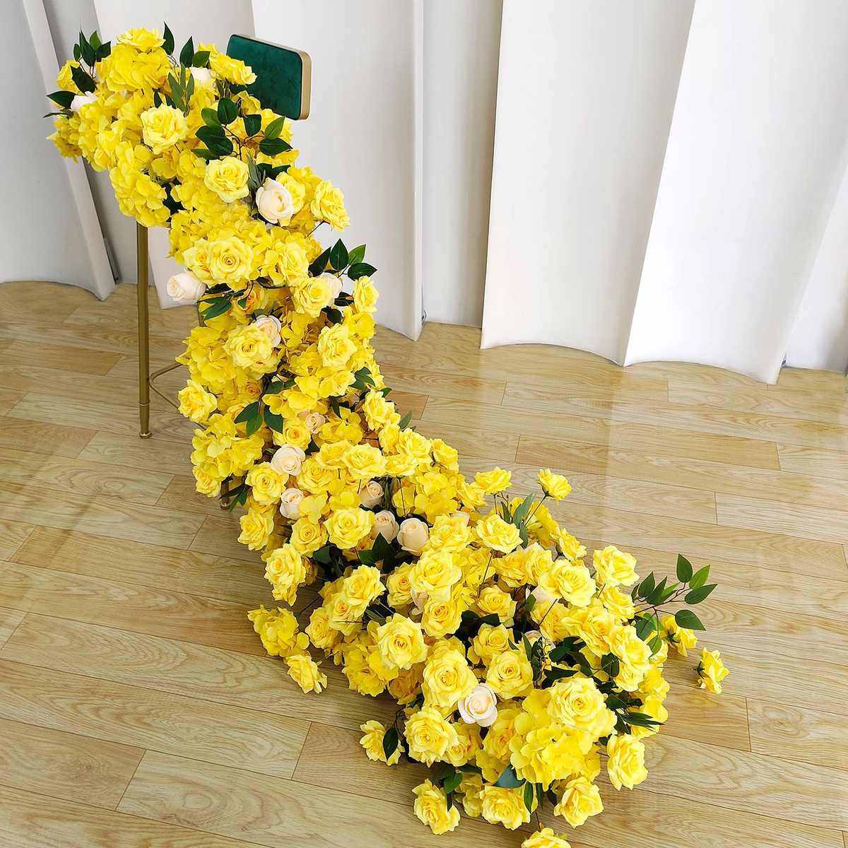 新款仿真花排商场布置橱窗展厅装饰长排花西式婚礼长桌摆放长条花,家居饰品,仿真花/假花,淘宝优惠券,粉丝福利购,淘宝优惠卷
