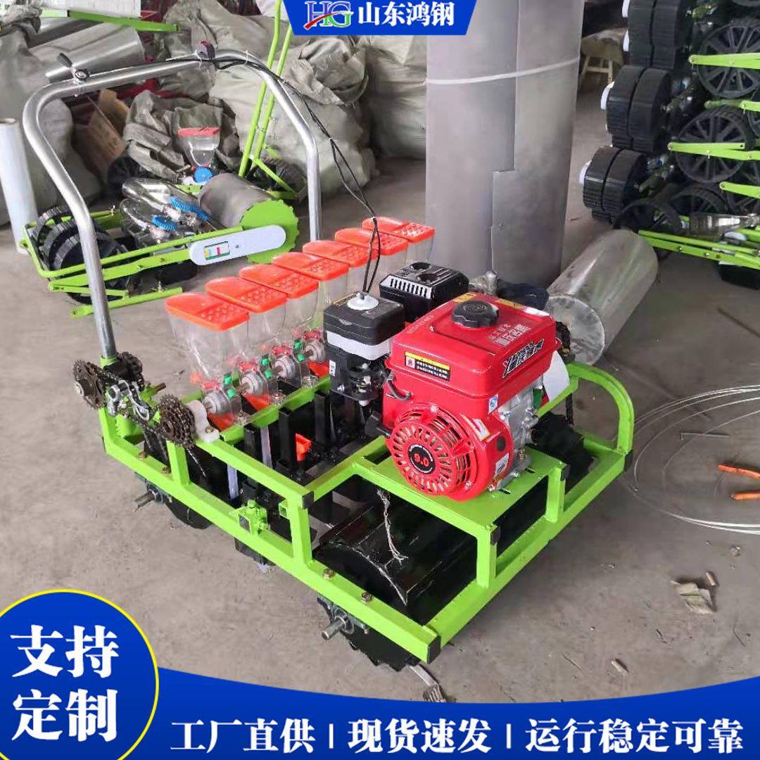 小型蔬菜播种机设备厂家 家庭农场批量播种 轻便灵活行距可调机械
