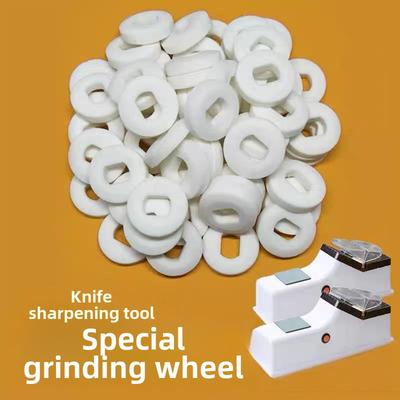 电动磨刀机砂轮磨头磨盘棕刚玉磨具专用砂轮配件原厂