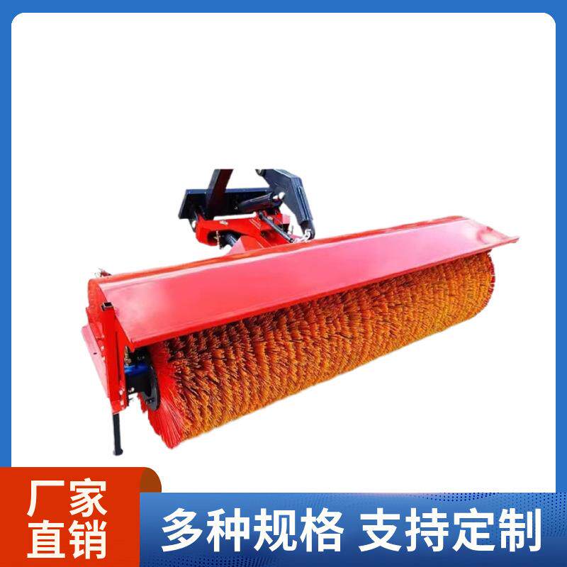屹华大型市政道路除雪滚雪刷车载式自带动力雪滚扫雪机