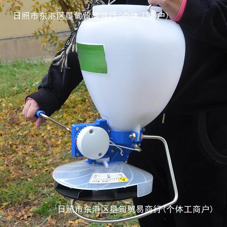 播撒机草籽播种草种花种播种机施肥器撒肥机小型播撒机精