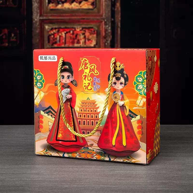 四大美女创意人偶摆件西安旅游文创纪念品大唐音乐不倒翁小姐姐