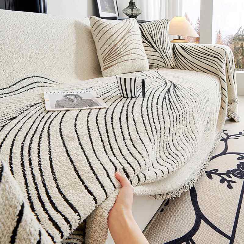 高级感沙发巾防猫抓沙发套罩2025新款盖布固定防滑毛绒沙发毯垫子,居家布艺,沙发套,淘宝优惠券,粉丝福利购,淘宝优惠卷