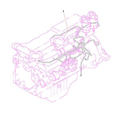 三一SY650挖掘机配件 发动机线束898258-6310 三一挖机发动机配件