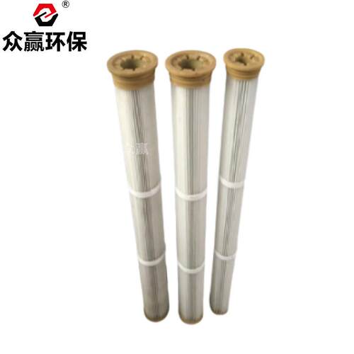 众赢保替代花板孔152*滤200QOO0除尘筒无纺布环滤筒滤芯厂家