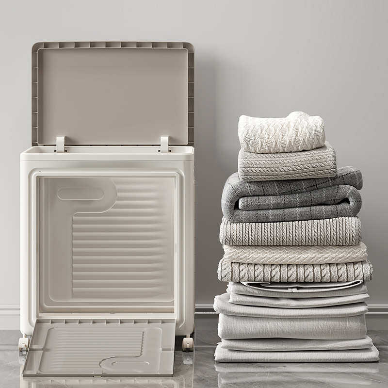 储物柜安装衣物衣服箱柜免收纳收纳可折叠大容量卧室翻盖整理被子