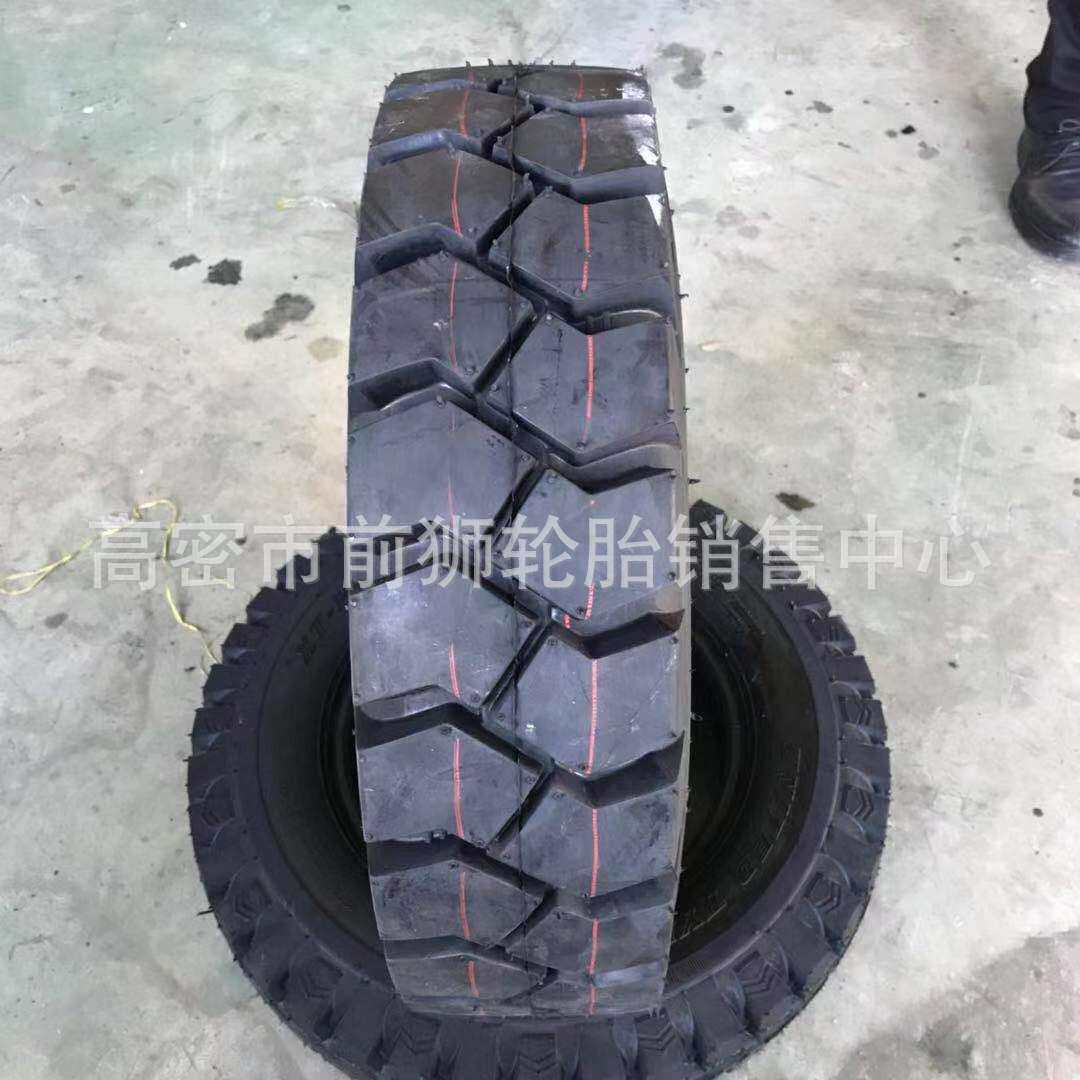 叉车实心轮胎合力杭叉3.5/3吨后轮650-10前轮28x9-15充气轮胎