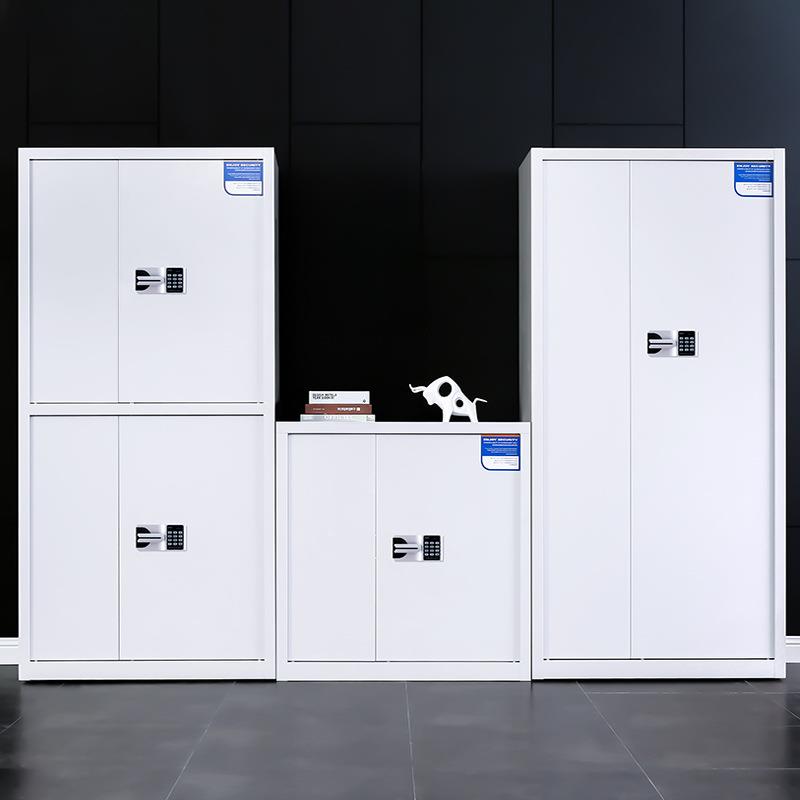 保密柜办公柜钢制密码文资件柜纹国宝锁料YPM指电子档案柜矮柜保