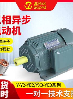 三项异步电动机YE2-160M1-11KW矿山机械电机 YE2-160M2-15KW