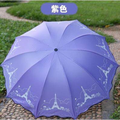 正品晴雨伞两用尺码十骨遮阳防晒抗UV大黑胶遮阳伞折叠雨伞男双人