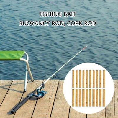 20Pieces Cork Float Diameter 6mm and 8mm for Lures Carp