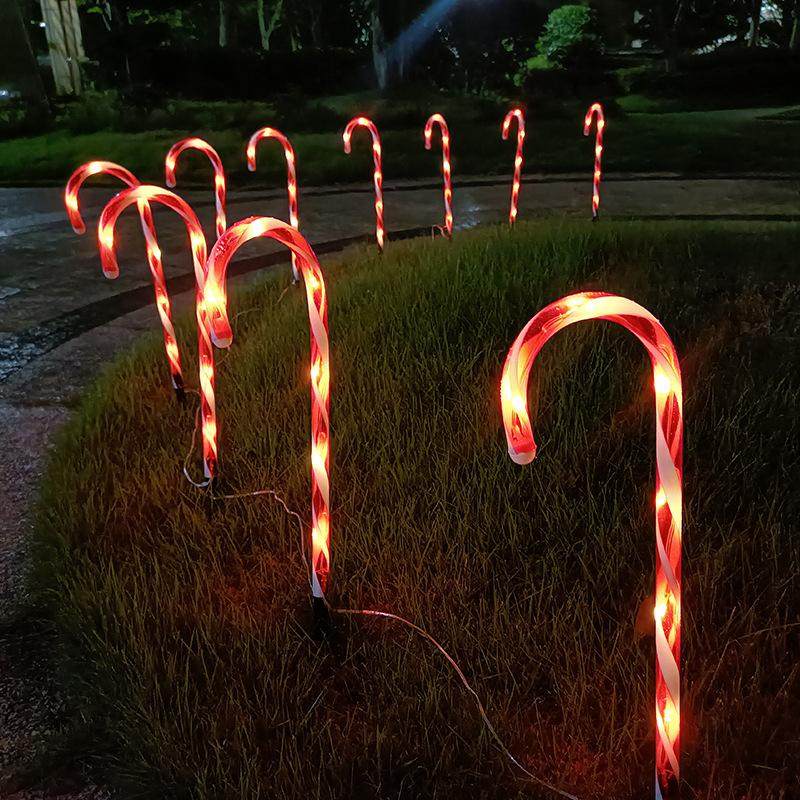 棒棒糖爆款拐杖装饰糖果装饰灯