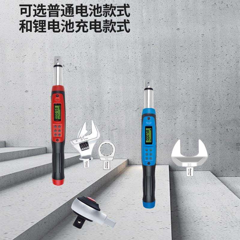 Fanyaa可换头充电扭力扳手EGC方孔接口扭矩扳手力矩紧固检测工具