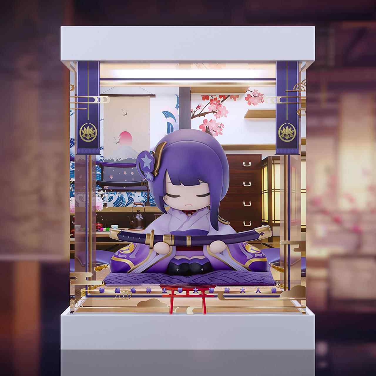 【移不动】APEX 雷电将军 御建鸣神主尊大御所大人像 Q版展示盒
