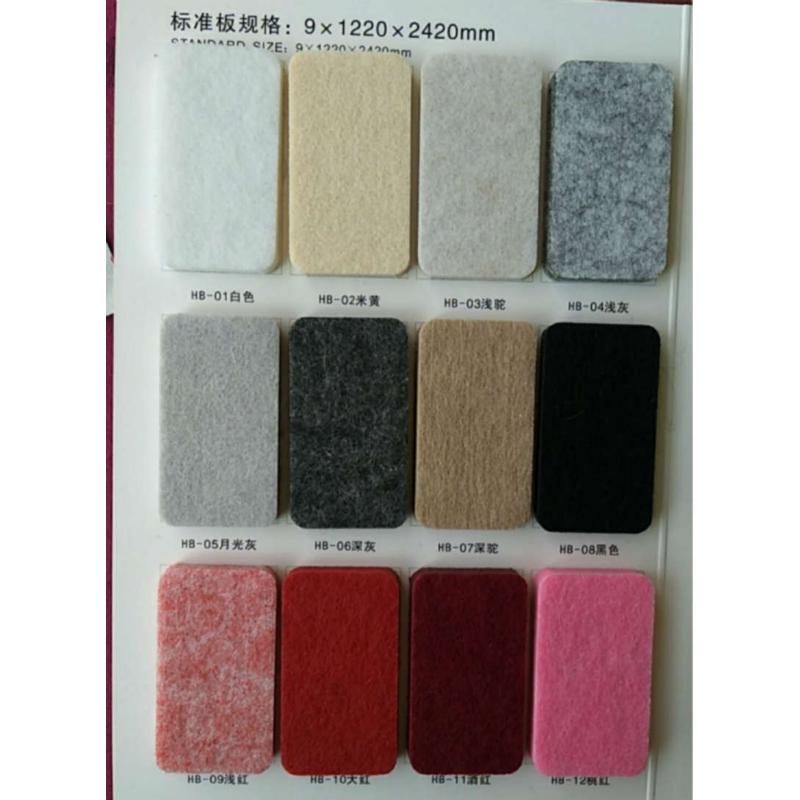 ll聚酯纤维吸音板幼儿园展示留言板毛毡板照片墙贴 装饰装修材料9