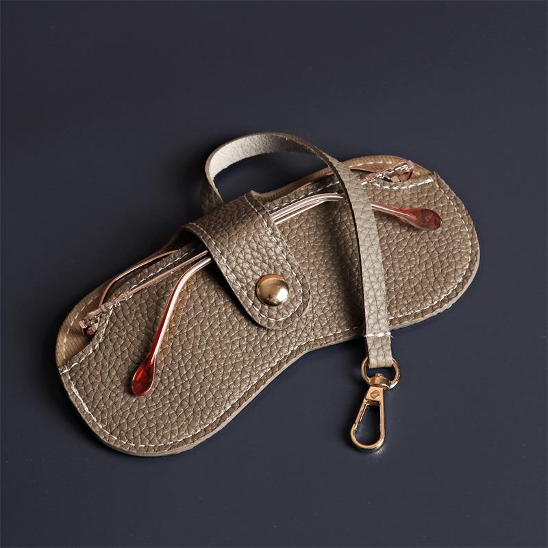 太阳眼镜保护套简约皮质眼镜袋