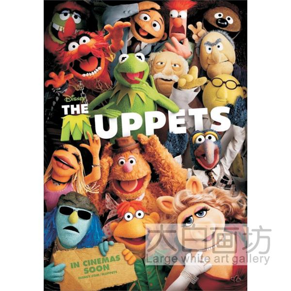 The Muppets 布偶大电影复古装饰贴画海报酒吧儿童房咖啡厅框画芯