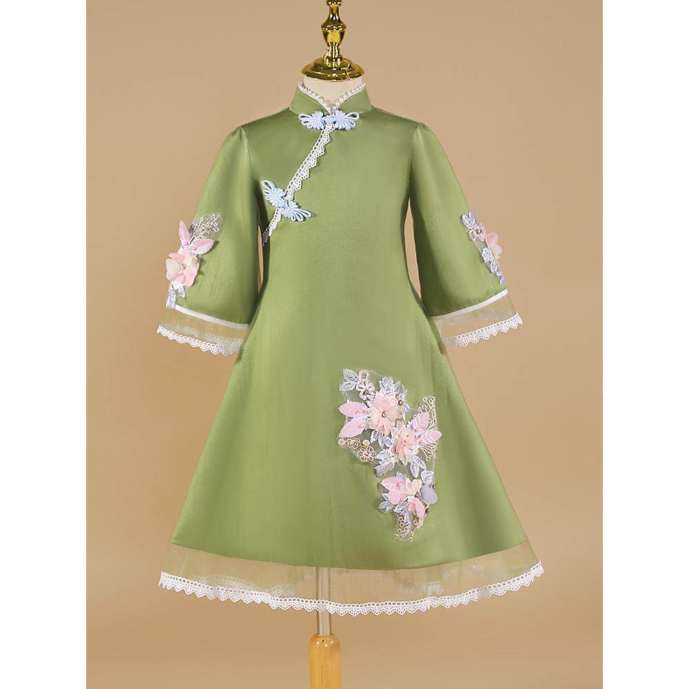 正品原端中式创儿歌童合唱演出服中国风礼服小学高生诗朗诵大合唱