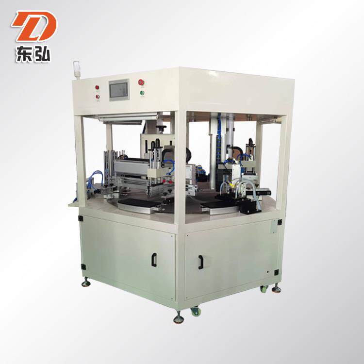 自动印刷PVC片材丝印机，全自动薄膜丝印机，自动镜片转盘丝印机