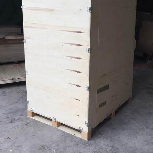 新型免熏蒸胶合板出口木箱承重耐磨防水防潮物流包装箱定制