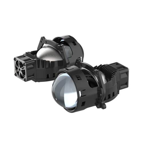 X9双光透镜LED汽车透镜远光65W 近光55W led汽车透镜 led白光透镜