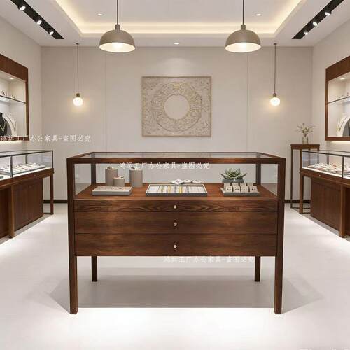 首饰展示柜珠宝眼镜手表产品佛牌陈列柜博物馆黄金玉器玻璃展示台