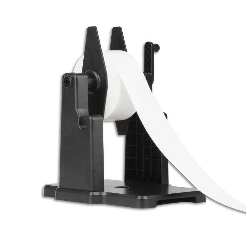 手摇标签回卷器高低两档洗水卷标机打印机大卷支架通用外置重托架