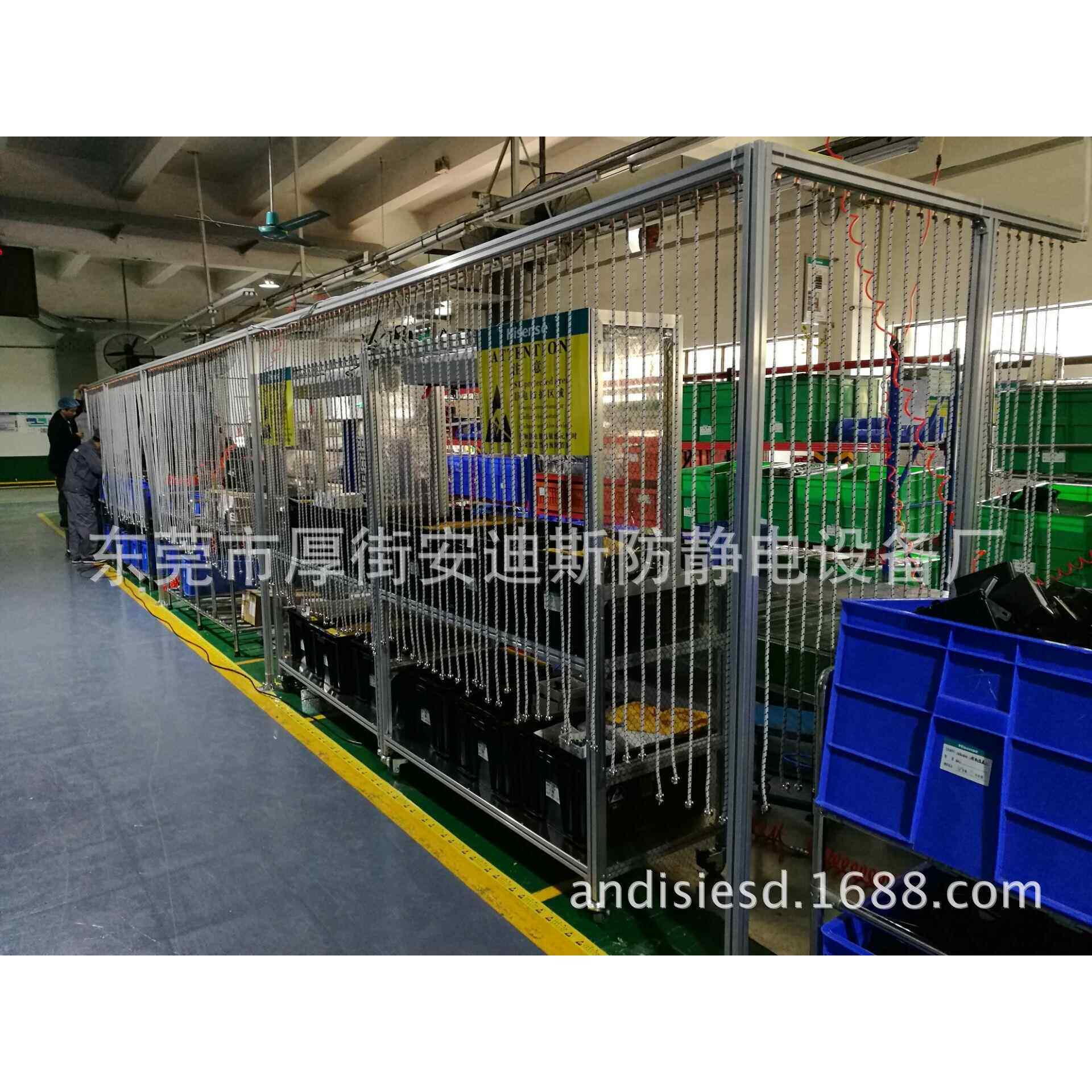 静电工程防静电地桩网PVC防静电地板施工防静电洁净化棚防静电绳